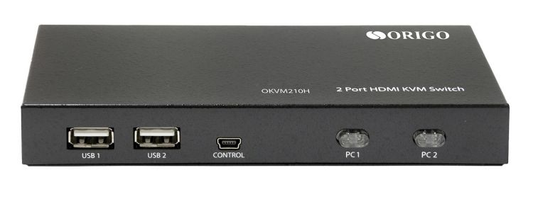   Xcom-Shop Переключатель KVM ORIGO OKVM210H/A1A 2-портовый с портами HDMI и USB