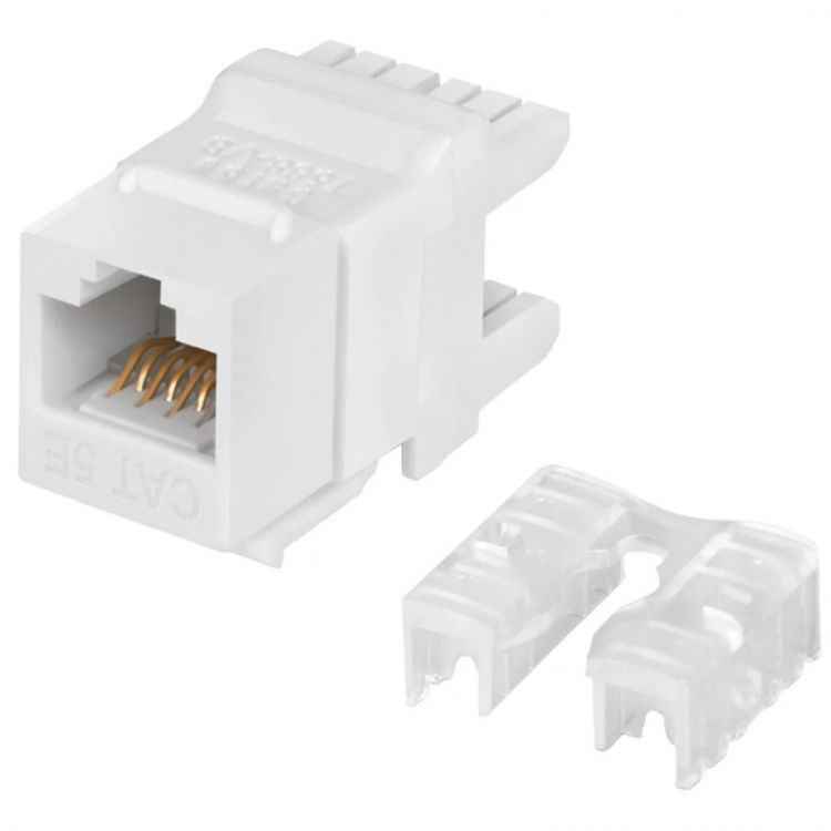 Модуль Keystone RJ45 UTP Cabcoil KEYJ-45-C5-180 категория 5e, угол 180 градусов