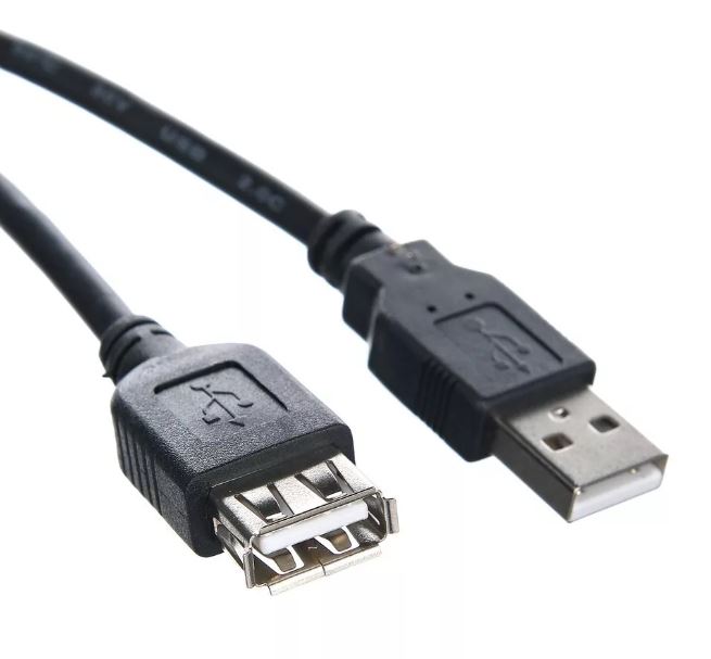 Кабель интерфейсный USB 2.0 Telecom TUS6990-1.5M удлинительный  A(M)/(F), 1,5m