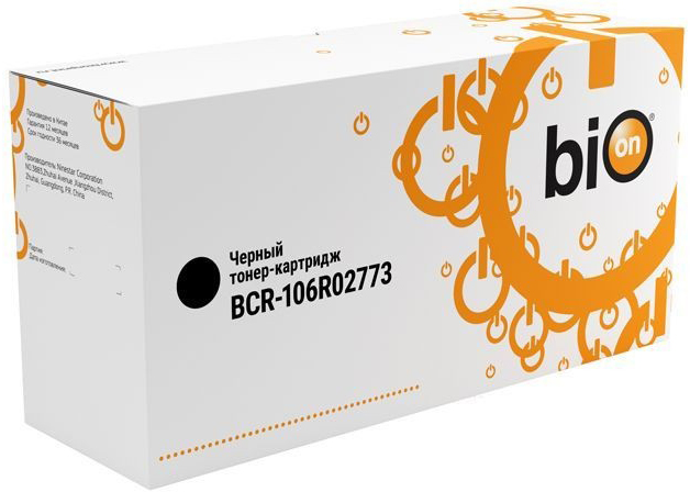 Картридж BION BCR-106R02773 для Xerox Phaser 3020/WorkCentre 3025 (1500 стр.) с чипом