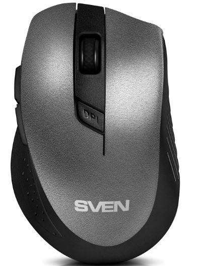 Мышь Wireless Sven RX-425W SV-014476 6 кн, 1600dpi, USB, серая