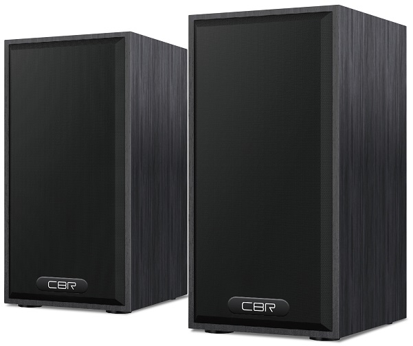 Акустическая система 2.0 CBR CMS 635 black, питание USB, 2х3 Вт (6 Вт RMS), MDF, 3.5 мм линейный стереовход, регул. громк., 1 м