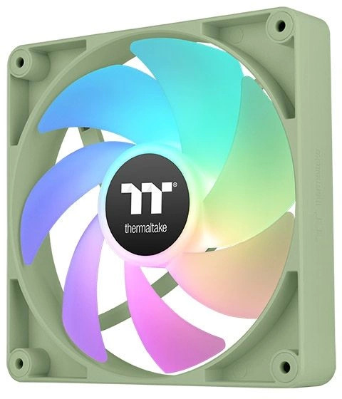 Вентилятор для корпуса Thermaltake CT140 ARGB Sync Matcha CL-F203-PL14MG-A 140x140x25mm, зеленый, 500-1500rpm, 77.37CFM, 30.5dBa, 4-pin PWM, (2-Pack),