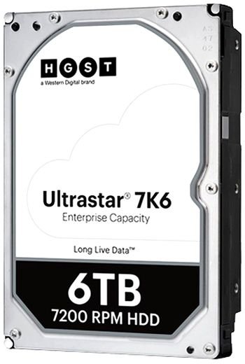 Жесткий диск 6TB SATA 6Gb/s Western Digital 0B36039 3.5 Ultrastar 7K6 7200rpm 256MB 512E SE Bulk (0B36535)