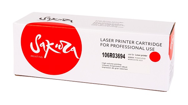 Картридж Sakura SA106R03694 для Xerox Phaser 6510, WC 6515, пурпурный, 4300 к.