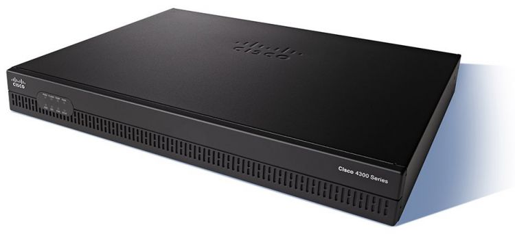 Маршрутизатор Cisco ISR4331/K9 ISR 4331 (2GE,2NIM,1SM,4G FLASH,4G DRAM,IPB)