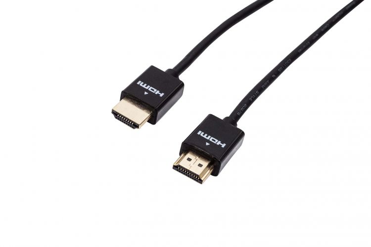 Кабель интерфейсный HDMI Filum FL-CProSL-HM-HM-2M 2 м., slim, ver.2.0b, медь, черный, разъемы: HDMI A male-HDMI A male, пакет.