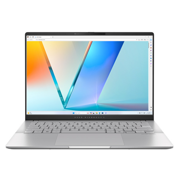 Ноутбук ASUS Vivobook S 14 M5406WA-QD127 90NB14P1-M007L0 Ryzen AI 9 365/24GB/1TB SSD/Radeon Graphics/14 OLED WUXGA/cam/BT/WiFi/noOS/Cool Silver