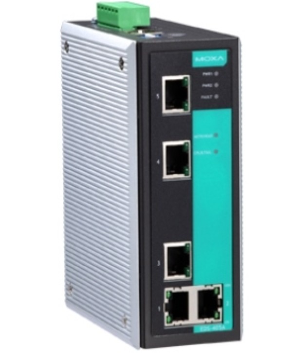 Коммутатор управляемый MOXA EDS-405A-EIP-T 5x10/100BaseT(X) ports, Ethernet IP enabled