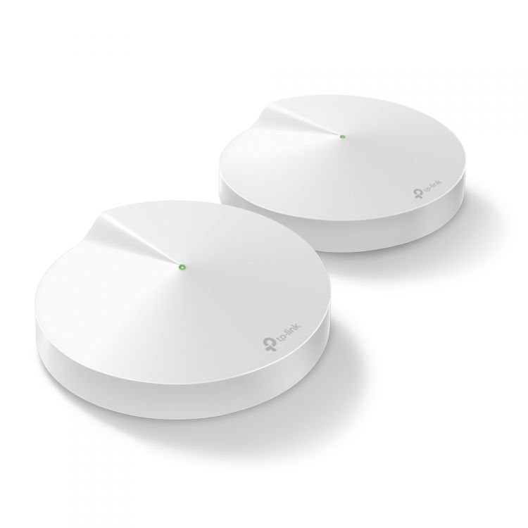 Точка доступа TP-LINK Deco M9 Plus(2-Pack) домашняя Mesh Wi-Fi система, AC2200, 867Мбит/с, 400Мбит/с, Bluetooth, 2 GLAN, USB 2.0, 8 антен