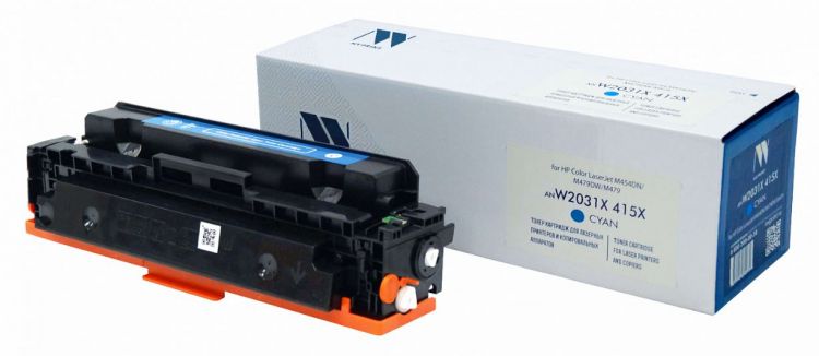 Картридж NVP NV-W2031X-415X-C Cyan для HP Color LaserJet M454DN/M479DW/M479 (6000k)