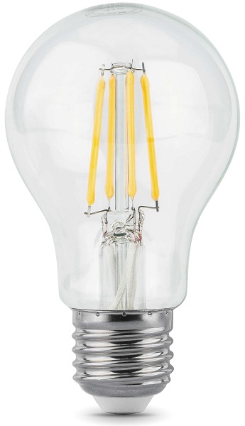 Лампа светодиодная Gauss 102802210-S LED Filament A60 E27 10W 970lm 4100К step dimmable