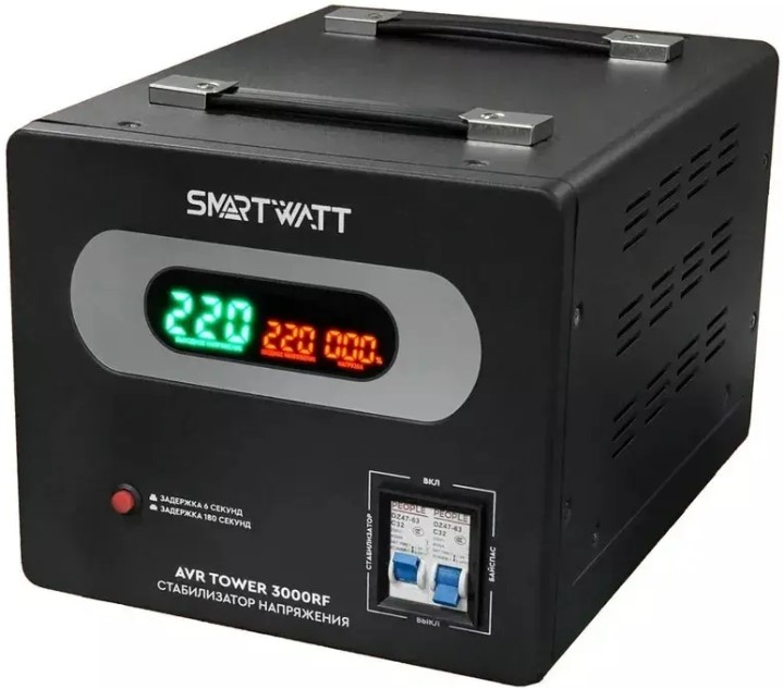 Стабилизатор напряжения SmartWatt AVR TOWER 3000RF напольный