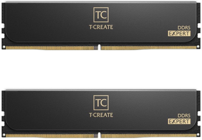 Модуль памяти DDR5 48GB (2*24GB) Team Group CTCED548G7200HC34ADC01 T-Create Expert PC5-57600 7200MHz CL34 1.4V black