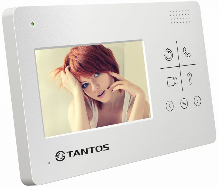 Видеодомофон Tantos LILU lux VZ с гладкой передней панелью изготовленной по технологии IML