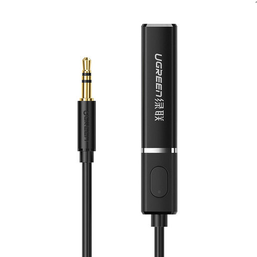 Передатчик UGREEN CM107 Bluetooth Transmitter Audio Adapter with 3.5mm Port. Цвет: черный