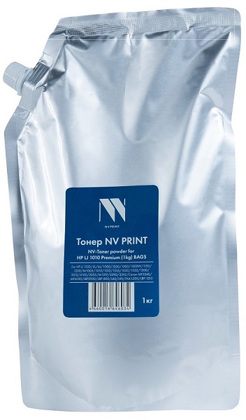 Тонер NVP TN-NV-1010-PR-1KG-BAG HP LJ 1100/5L/6L/1000/1200/1300/1000W/1150/1200/M1005/M1319/3390/3392/Canon MF3240/MF4150/LBP2900/LBP-800/L60/L90/FAX-