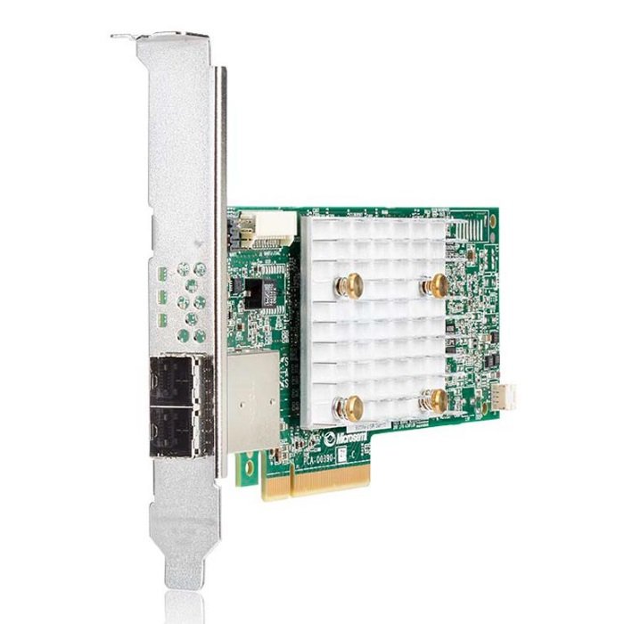 Опция HPE 804405-B21 HPE Smart Array P408e-p SR Gen10/4GB Cache(no batt. Incl.)/12G/2 ext. mini-SAS/PCI-E 3.0x8(HP&LP bracket)/RAID 0,1,5,6,10,50,60 (