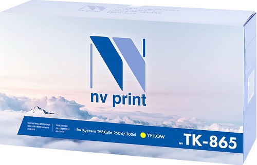 Картридж NVP NV-TK865Y для Kyocera TASKalfa 250ci/300ci, 12000k, желтый