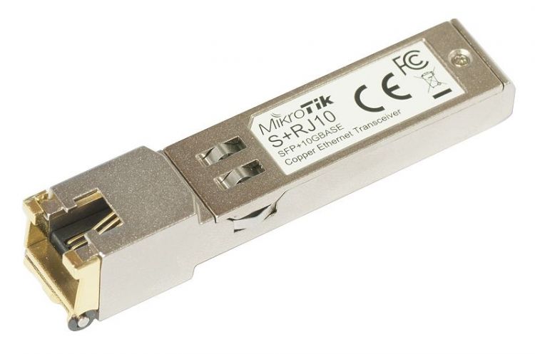 Комплектующие Модуль Mikrotik S+RJ10 SFP+ 10/100/1000M/2.5G/5G/10G copper module