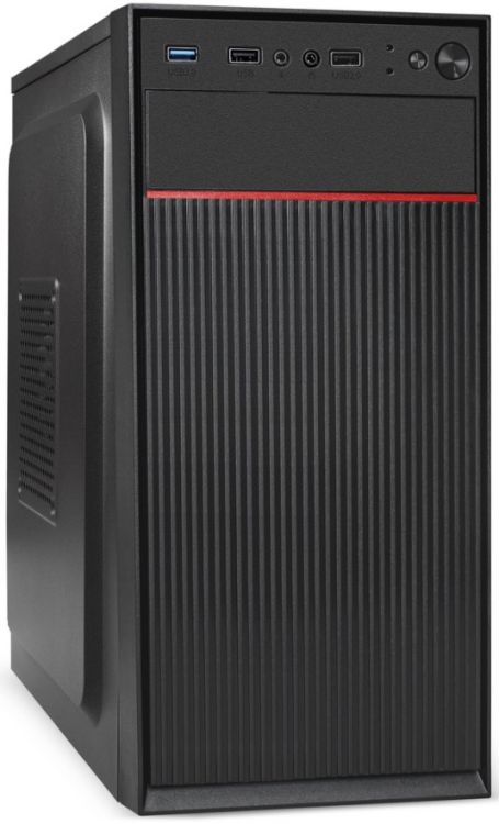 Корпус mATX Exegate BAA-113U-AAA450 EX292355RUS черный, 450W 80мм, 2*USB, USB3.0, аудио