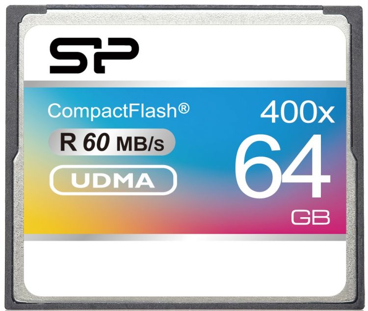 Compact Flash (CF)  Xcom-Shop Карта памяти 64GB Silicon Power SP064GBCFC400V10 Compact Flash Card 400x