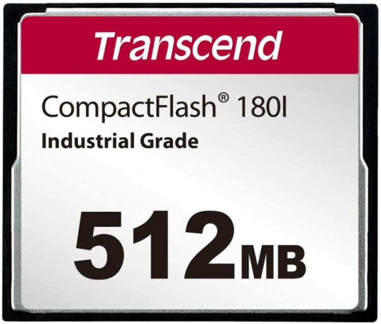 Compact Flash (CF)  Xcom-Shop Промышленная карта памяти CFast 512MB Transcend TS512MCF180I 180I