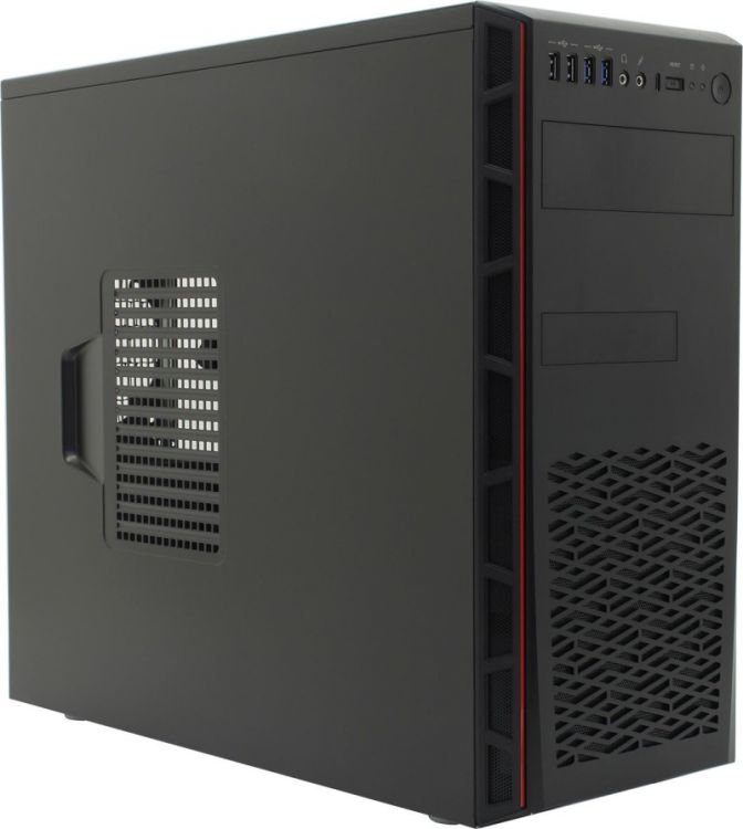 Корпус ATX InWin EA065 Black 6192922 без БП, USB3.0*2, USB2.0*2, USB C, HD audio