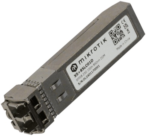 Модуль Mikrotik XS+85LC01D SFP28 optical module , MM, 100m, 850nm