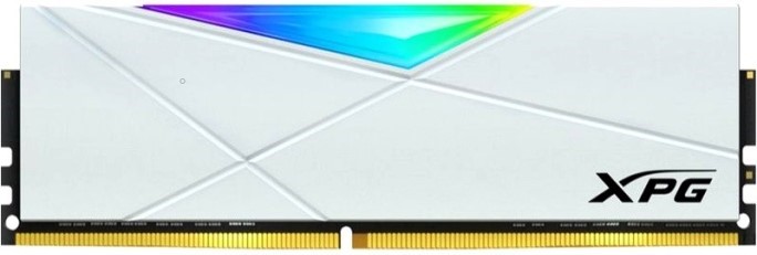 Модуль памяти DDR4 8GB ADATA AX4U32008G16A-SW50 XPG SPECTRIX D50 RGB white PC4-25600 3200MHz CL16 1.35V