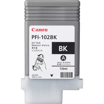 CANON картриджи для широкоформатных принтеров  Xcom-Shop Картридж Canon PFI-102BK 0895B001 черный для iPF510/iPF605/iPF610/iPF650/iPF655/iPF710/iPF750/iPF755/iPF760/iPF765/LP17 130 ml