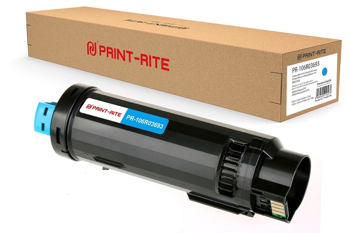 Картридж Print-Rite PR-106R03693 106R03693 голубой (4300стр.) для Xerox Phaser 6510/WC6515