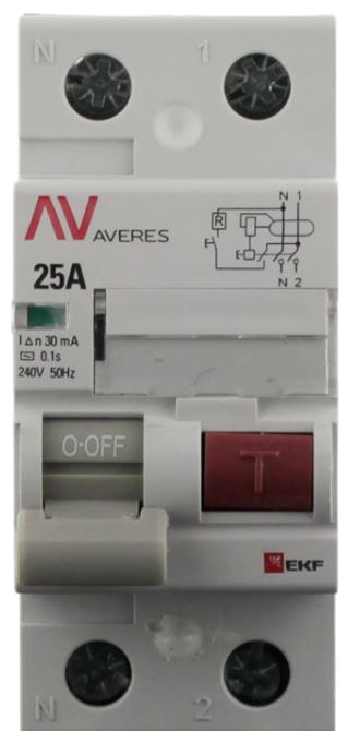 УЗО EKF rccb-2-40-30-ac-av DV 2P 40А/ 30мА (AC) AVERES