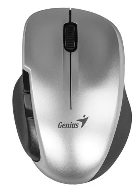  Мышь Wireless Genius Ergo 8200S 31030029404 5 кнопок, 2.4 ГГц, 1200dpi, silver