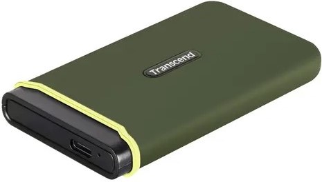 Внешний SSD USB 3.2 Gen 2 Type-C Transcend TS1TESD380C ESD380C 1TB 2000/2000 MB/s защищенный зеленый