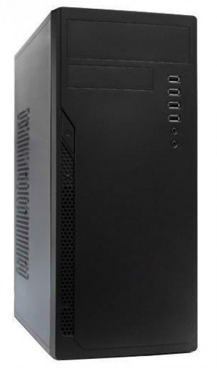 Корпус ATX Foxline FL-301-FZ500R черный/500W/4*USB 2.0/аудио