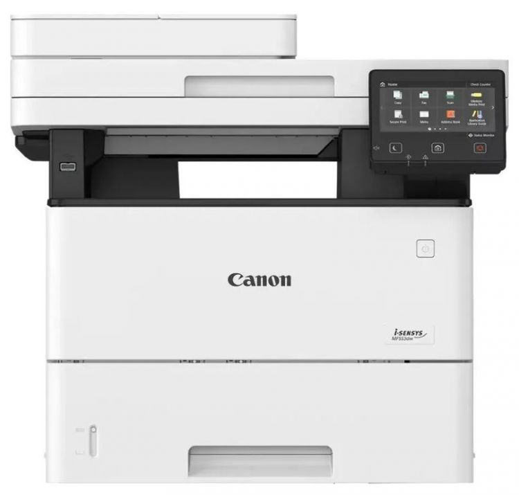 МФУ лазерное черно-белое Canon i-SENSYS MF553dw 5160C010 A4, 1200dpi, 43ppm, duplex, DADF, факс, USB/LAN/Wi-Fi, 1024mb, tray 550, стартовый картридж