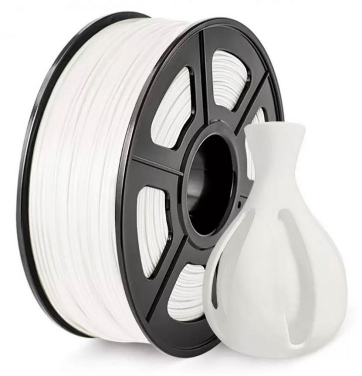 Пластик NVP NV-3D-ASA-WHITE ASA White для 3D печати, диаметр 1.75мм, длина 330м, 1 кг