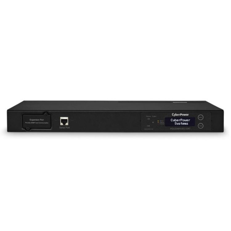 Распределитель питания CyberPower PDU20MHVIEC10AT 220-240 В, 16А, 2*IEC-320 C19, 8*IEC-320 C13