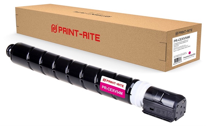 Картридж Print-Rite PR-CEXV54M C-EXV54M пурпурный (8500стр.) для Canon ImageRunner C3025 MFP/C3025i MFP