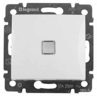 Выключатель Legrand 774410 Valena CLASSIC - с подсветкой, 10 A, 250 В~, белый