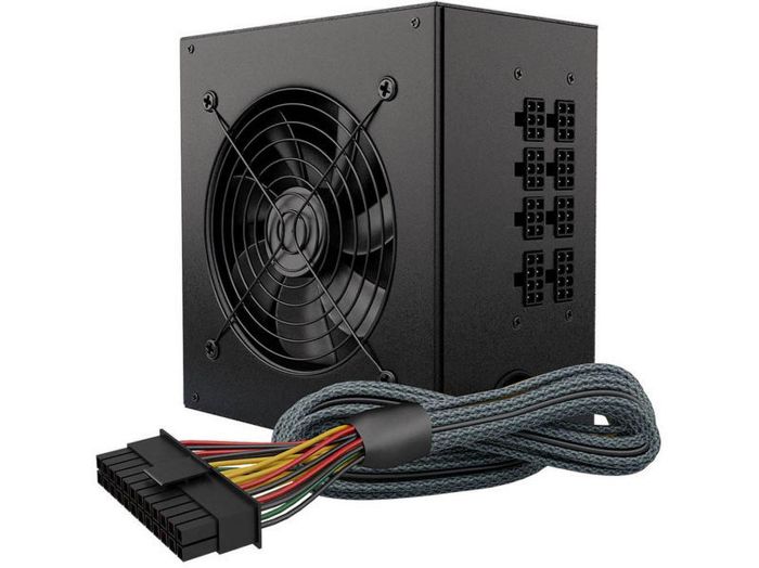 600-700W Блок питания ATX HIPER HPB-700SM (700W, ATX 2.31, Active PFC, 80Plus BRONZE, 140mm fan, Cable Management, черный) BOX