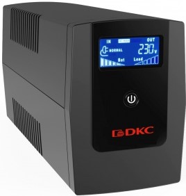 Источник бесперебойного питания DKC INFOLCD1500S линейно-интерактивный, Info, 1500VA/900W, 3xSchuko, USB + RJ45, LCD, 2x8Aч, RAM batt