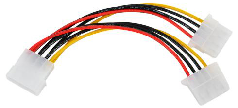 Переходник питания Cablexpert CC-PSU-1 разветвитель Molex->2xMolex