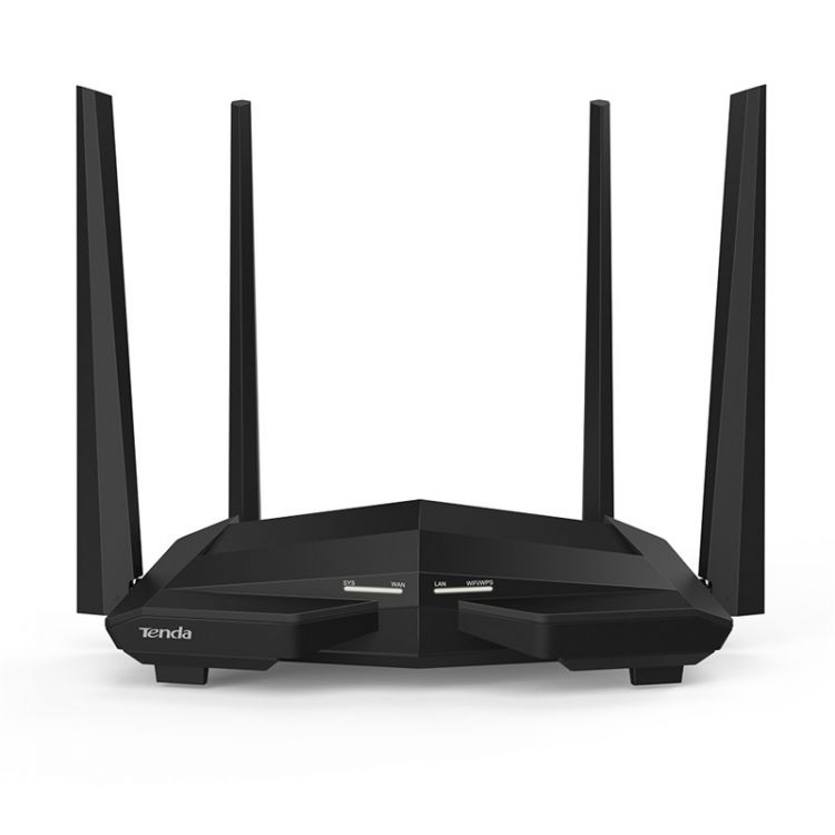 Беспроводное оборудование WiFi  Xcom-Shop Роутер WiFi Tenda AC10 1200Мбит/с, 3 Гигабитных LAN порта, 1 WAN GE порт, 802.11ac стандарт