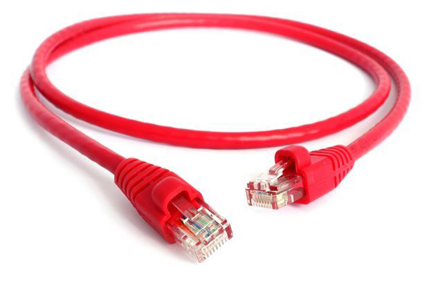 Кабель патч-корд U/UTP 5e кат. 7.5м. GCR GCR-LNC04-7.5m , AWG24, RJ45, литой (Красный), пластик пакет