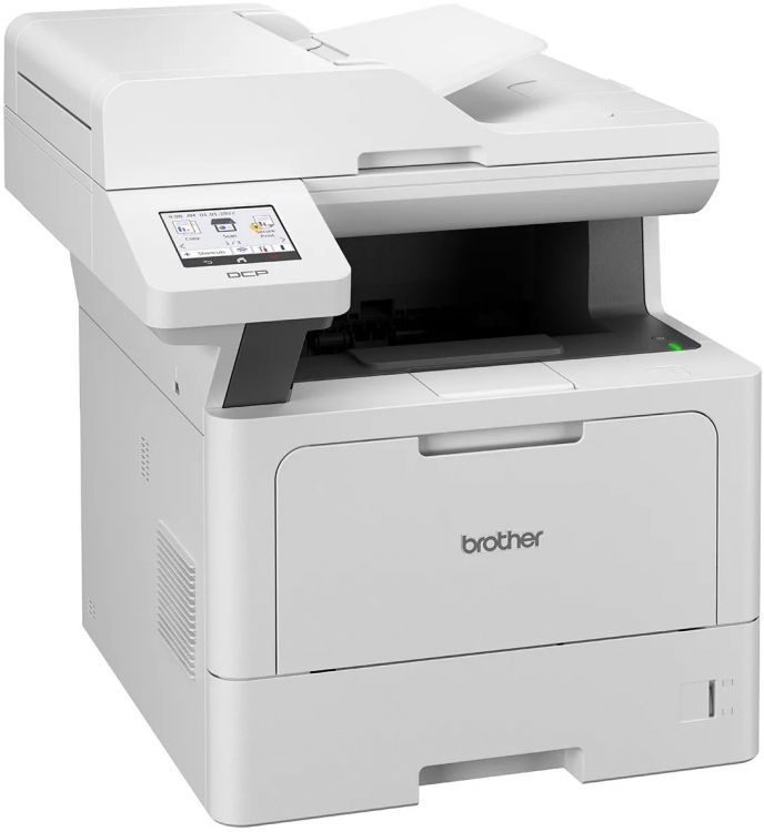 МФУ лазерное черно-белое Brother DCP-L5510DW A4, 48стр/мин, 512Мб, PCL, дуплекс, ADF50, GigaLAN, WiFi, 1 лоток на 250л, стартовый картридж 3000стр.