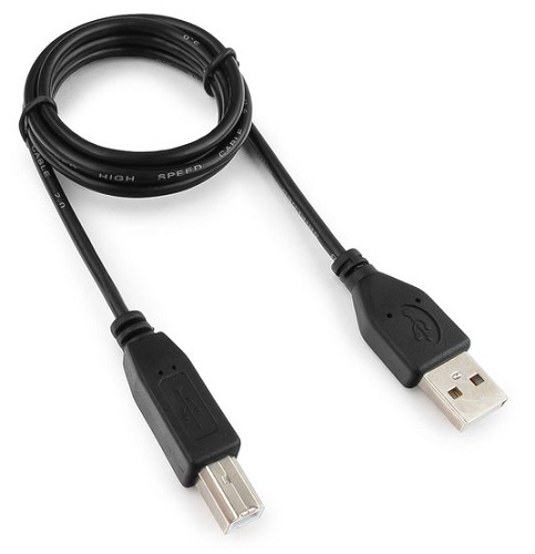 Кабель интерфейсный USB 2.0 Garnizon AM/BM 1 м, пакет