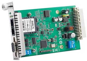 Преобразователь MOXA TCF-142-M-SC-RM RS-232/422/485 в многомодовое оптоволокно, разъем SC, бескорпусное исполнение