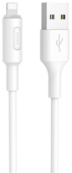 Кабель Hoco X25 6957531080114 USB 2.0, AM/Lightning M, белый, 1м